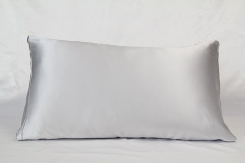 Mulberry Silk Pillowcase - Silver